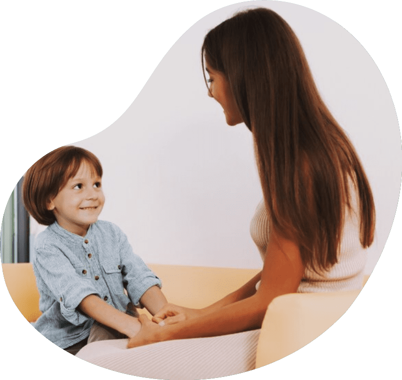 Direct sessions Appointment to Pediatrician Mum Holding Kid Hands.